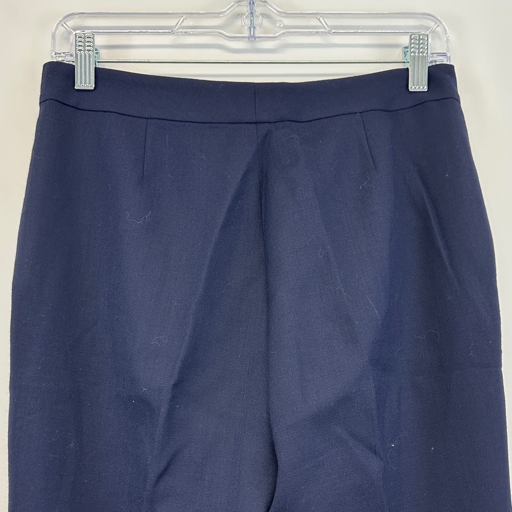 Lauren Ralph Lauren Navy Wool Tailored Dress Pants Petite 4P - Picture 6 of 6